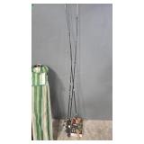 3 FISHING POLES AND 3 EXTRA REELS