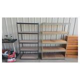 2 5-TIER METAL UTLITY SHELVES