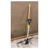 2 SCRAPERS AND HUSKY PICK AXE