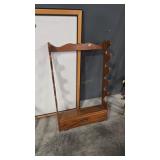 WOOD 5 SLOT GUN RACK