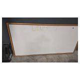 8' X 4' FRAMED WHITE BOARD