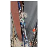 GROUP OF ASSORTED SKI POLES