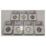 6 - NGC GRADED HISTORICAL WOMEN QUARTERS