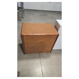 HORIZONTAL WOOD FILING CABINET