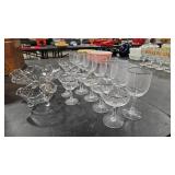 FOSTORIA TROUSSEAU CRYSTAL GLASS WARE & GLASS