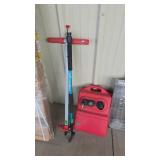 WEED PULLER, HOSE ATTACHMENT AND 6 GALLON BOAT