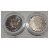 1885 O & 1887 MORGAN DOLLARS