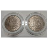 1878 &1880 MORGAN DOLLARS