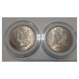 1882 O & 1884 O  MORGAN DOLLARS