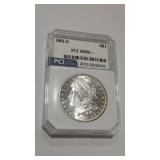 1881 S PEACE DOLLAR PCI SLABBED MS65+