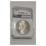 1881 S MORGAN DOLLAR PCI SLABBED MS66