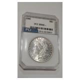 1882 MORGAN DOLLAR PCI SLABBED MS65+