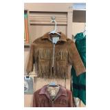 PIONEER WEAR VTG KIDS LEATHER COAT