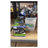 4- 2 PACK SOLAR LED SPOTLIGHTS AND 2 EXTRA