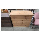 3 DRAWER WOOD DRESSER