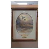 TOM SANDER 'LATE ARRIVALS' SIGNED FRAMED PRINT