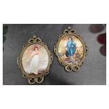 2 - METAL VTG FRAMES & ART