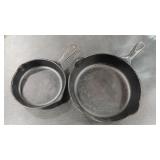 WAGNER WARE #6 & #8  CAST IRON SKILLETS