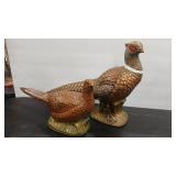 ARNEL'S POTTERY  VTG PHEASANT PAIR