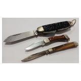 COLONIAL SWORD CO  CAMCO  & SCHRADE POCKET KNIVES