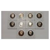 10 - KENNEDY PROOF HALVES