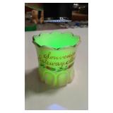 CUSTARD GLASS ANTQ 'GATEWAY MONTANA SOUVENIR'