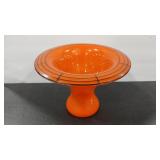 LANCASTER ART DECO TANGO GLASS PEDESTAL BOWL