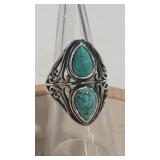 925 TURQUOISE COLOR RING