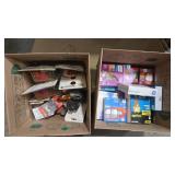 GROUP OF TRAILER LIGHTS AND ASSORTED HOUSEHOLD LIG