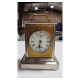 JUNGHANS ANTQ CARRIAGE CLOCK- GERMAN
