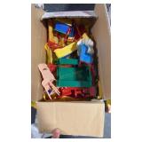 DOLL HOUSE VTG PLASTIC FURNITURE