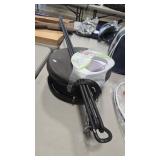 12' CAST IRON DUTCH OVEN W/ CASE AND TRIPOD
