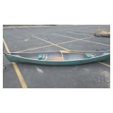 SABLE SPORT 16' CANOE WITH 2 OARS AND SEATS