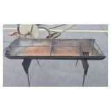 CHARCOAL BARREL GRILL ON STAND