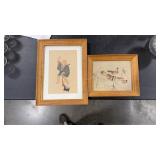 2 - ASIAN THEME FRAMED PRINTS