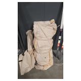 LARGE CANVAS TENT WITH POLES