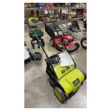 SUNJOE ELECTRIC LAWN SCARIFIER + DETHATCHER W/