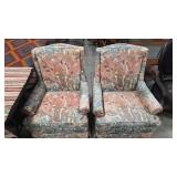 ETHAN ALLEN UPHOLSTERED ACCENT CHAIRS