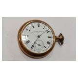HAMILTON WATCH CO VTG POCKET WATCH - WORKING