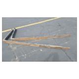 PIN-TYPE FORKLIFT FORKS 8' LONG