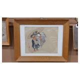 KITAO MASANOBU FRAMED PRINT