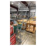COTTERMAN ROLLING WAREHOUSE LADDER 7 STEPS