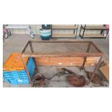 METAL WELDING TABLE 51' X 20' X 35' HEIGHT
