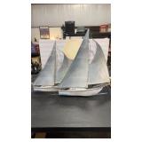 METAL SHIP WALL ART