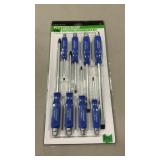 8 PC BOLSTERED SCREWDRIVER SET