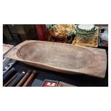 WOOD DOUGH BOWL