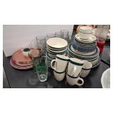 TABLEWARE ASSORTMENT & GLASSES