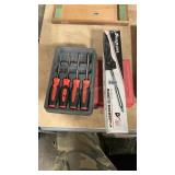 SNAP-ON DIAL TEST SET, RATCHETING SCREWDRIVER AND