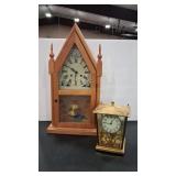 CATHEDRAL & ANNIVERSARY MANTLE CLOCKS WORKING