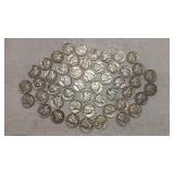 $5 FACE VALUE MERCURY DIMES 90%
